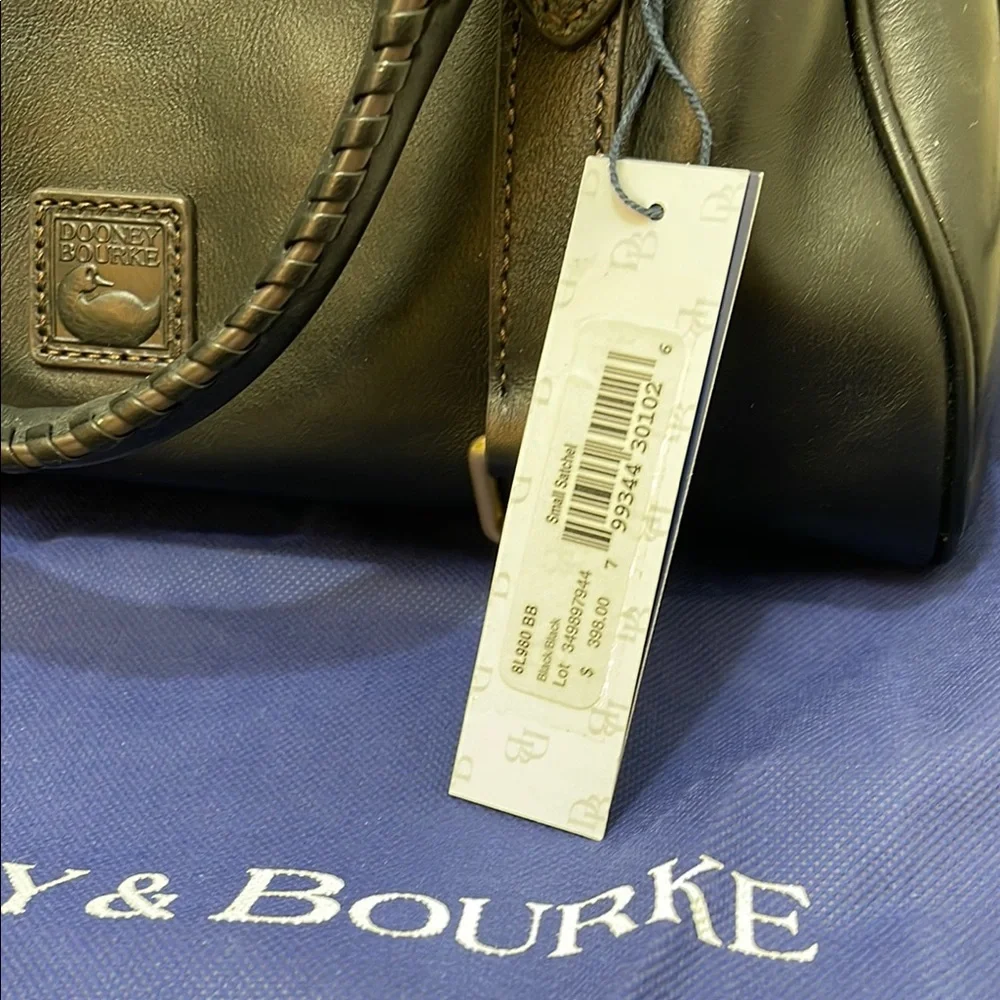 Dooney & Bourke Black Florentine Leather Satchel - Picture 7 of 7